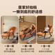 Oaks Massage Chair Full Body Home Small 2025 Top Ten Brands Compact Folding Smart Sofa Chair Leisure Rocking Recliner Double Ninth Festival Gift for Elderly Parents and Elders Practical Gray Upgraded Model Heightened and Lengthened + Back Wandering Massage + Detachable Cloak