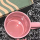 Starbucks Cup PINK Ceramic Mug Pink Handle High-Looking Creative Coffee Cup Desktop Water Cup Black Pink Goddess Cup 475ml
