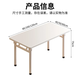 Huixun Jingdong's own brand computer table folding table desk study table household simple dining table portable table single table elegant white 120*60CM single table