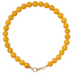 Gold Amber Bracelet for Women Old Beeswax Bracelet New Chinese Style Lucky Beads Hand Decoration Beads Beads Niche Gift for Women Old Beeswax - Suitable for Wrist Circumference 17cm