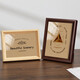 Photo frame empty frame table picture frame mounting 5 inches 6 inches 7 inches 8 inches simple hanging wall decoration wooden frame license frame coffee color 6 inches 10*15cm