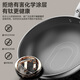 Konbach wok real titanium 0 coating non-stick pan PRO version antibacterial wok induction cooker gas universal 32cm