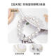 Ren Juyi Pearl Curtain Straps Pair Light Luxurious High-end Simple Magnetic Curtain Buckle Binding Decoration Gathering Belt Gauze Curtain Strong Magnetic Suction Increased Pearl Curtain Buckle Binding