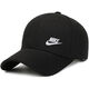 MICHAEL JORDAN-NIKE hats for men and women, spring and summer pure cotton baseball caps, casual hard-top peaked caps, fashionable and versatile, sun protection and fishing, Nike pure cotton letter hook black, Nike adjustable (55-60cm)