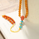 Dara, a multi-wear chicken fat yellow beeswax bracelet necklace, turquoise crystal bracelet, the same style for men and women, is a Chinese Valentine's Day gift for your girlfriend