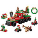 Yinqiwei Christmas series assembled building blocks small particles children's toys birthday gift ornaments C0106 Santa Claus 2694PCS