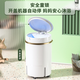 Mini washing machine small semi-automatic baby socks underwear socks student dormitory washing machine fresh green - washing and draining - blue light function 4.5L
