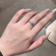 Core luxury reverse love small vinegar bag with the same style snake ring for women Xiaoling snake tail ring open ring adjustable flat ring gift small vinegar bag with the same style upgraded version