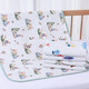 Baby Bambus Faser Urin Isolierung Matten Matratze Kinder wasserdicht und leckdichte waschbare Matratze Sommereis Seide Atmungsfreie Urinmatratze Baby Moon Kaninchen 100x140 cm