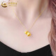 CHINA GOLD 18K Gold Necklace Lily of the Valley Pendant 2025 New Clavicle Chain Valentine's Day Birthday Gift for Girlfriend and Wife 18K Gold Lily of the Valley Pendant Free Silver Chain 0.35g