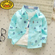 G.duck pure cotton boys long-sleeved shirt 2026 autumn children's shirts baby tops children's baby spring and autumn coats children's clothing Mickey white 120 label 12 recommended height around 110