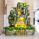 Large rockery fountain flowing water hotel office villa courtyard balcony club Fengshui rotor pool fortune landscape 686 extra large rockery [long 200* width 90* height 18