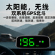 Sulianxing solar wireless car electronic dog 2025 new GPS Beidou safety warning HUD head-up display solar wireless model HUD color font