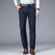 Seven Wolf (SW1960) 2025 Spring and Autumn New Tennis Casual Pants Men's Trousers Loose Straight Men's Trousers Summer Thin Business Long Pants Dark Blue 1517 Four-sided Flash Thin 29