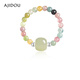 AJIDOU Ajidou Ring Women's Color Fashion Slim Ring Tail Ring Color Inner Diameter 1.9cm