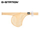 G-STATION ultra-thin silky high-transparency STC Japanese small men's thong breathable quick-drying sexy tight underwear size small white L (for small sizes, it is recommended to go up 1-2 sizes)
