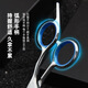 Special scissors for pet dog hair cutting, dog hair trimming and beauty curved scissors, puppy Teddy Bichon dog hair curved scissors, straight cut + downward curve + steel comb
