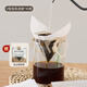 Tonohawk coffee filter paper ear-hanging filter paper hand-brewed coffee powder filter paper conical disposable portable drip filter bag hanging ear filter bag V-shaped 30 pieces + storage bag