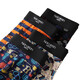 Nanjiren Unterwäsche Herrenmodal Baumwollstoff Persönlichkeit Jugend Trend Flat Corner Boys Stil großer Boxer 9901] Anzug Eisseide Style 4 Strips L für 80-110jin [Jin entspricht 0,5 kg]