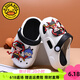 G.Duckkids Nezha Slippers Slippers Детские дырочные туфли для мальчиков в летнем новом мультфильме Мягкая подошва Внутреннего ребенка носят коричневый белый коричневый 24 (размер -25)