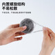 Large steel wire ball stainless steel cleaning ball does not shed wire household wire ball kitchen pot scrubber with handle dishwashing artifact 3 pieces 13g/piece