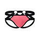 Men's Breast Leaking Bra Women's Extremely Dirty Temptation Underwear Gay SM Couple Stimulation Adjustable Lace S90-100Jin Jin equals 0.5 kg Sexy Underwear Men's Thong Boys