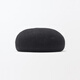 MUJI wool beret hat painter hat DBE40A5A black