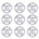 Hidden buttons, anti-glare, transparent buttons for shirts, mother-in-law buttons, invisible buttons for women's shirts, snap buttons for children's clothes, transparent, diameter 10mm, 20 pcs
