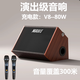 MAWE Audio Outdoor Karaoke Singing Bluetooth Speaker Musical Instrument Professional Live Broadcast Internal Recording Performance Charging Portable Small V8 Audio (Rechargeable Model)