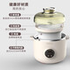 Shanshui Japanese Shanshui Bird's Nest Electric Stew Pot Small 1-2 Persons Baby Food Pot Ceramic Electric Stew Pot Fully Automatic Waterproof Stew Household Mini Electric Stew Cup 1.2L Multifunctional Ceramic Electric Stew Cup