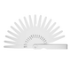 Stainless steel feeler gauge set 150mm high-precision valve plug gauge 0.01-5mm gap gauge 300 extended 200 14-piece set (0.05-1mm)-100mm long