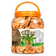 Bananenchips, großes Fass, knusprige, auf Holzkohle gegrillte Bananenchips, thailändischer und philippinischer Herkunft, getrocknete Früchte, getrocknete, knusprige Chips, gegrillte Bananenchips, 688 g x 1, in Dosen