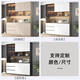 Olices sideboard with wall integrated cabinet storage cabinet home living room dining room tea cabinet new style wine cabinet display cabinet custom style 12200*40*220 thickened 16MM solid wood
