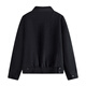 NVG YOUNG Italian small sailing casual lapel woolen coat men's autumn versatile suede off-shoulder loose jacket