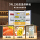 SKYWORTH 419 liter air-cooled cross-door four-door household refrigerator first-class energy efficiency frequency conversion ultra-thin embedded home appliance subsidy BCD-419WXPS (N)