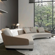 Yonghuan Italian minimalist home user-style fabric Lawson curved sofa combination designer color light luxury special corner combination 1283x154cm
