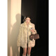 COCO LIMITED fur annual hot item God Girl Finnish whole fur fox fur coat blue fox white (hot item rare color) M