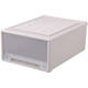 Yonghuan Kleidung Aufbewahrungsbox Aufbewahrungsbox Schublade Transparente Garderobe Aufbewahrungsbox Unterwäsche Aufbewahrungsbox Kleidung C3523 Tiefe 45 Breite 35 Höhe 23 Meter grau transparent ein Pack