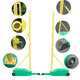 Big Tuan Xiaoyuan indoor and outdoor competition household mobile portable badminton standard court grid air volleyball rack volleyball rack upgraded version 14m standard badminton b