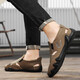 Sandales masculines Summer Pospers Pleach Chaussures de plage Extérieur Sports Style Us qui résistant à grande taille Chaussures Lazy Men's (JL) AS9909 Brown 43