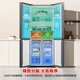 Rongsheng 466 liter cross four-door ultra-thin refrigerator first-class energy efficiency energy-saving air-cooled frost-free dual frequency conversion antibacterial and deodorizing large capacity trade-in 465 same model BCD-466E30CNLAD national subsidy