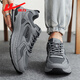 Pull back official men's shoes sports dad shoes men's 2025 autumn new casual mesh shoes men's dark gray 40