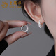 Lao Fengxiang 925 silver pearl earrings for women sterling silver 2025 new high-end earrings birthday and Valentine's Day gift for girlfriend L-E165 vine pearl earrings* brand gift box