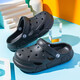 Crocs children's slippers boys and girls sandals girls non-slip middle and large children's shoes baby beach 2025 new style blue 24-25