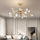 APP LIGNING (OPPLE) 2025 NOUVEAU LIVE ROOM DINAGE CHANDELIERS 2024 Nouveaux lumières de ventilateur de plafond pour une maison de cuivre complète Copper Fan Bouclage Lumiter Crystal Full Copper FS9903 Modèle de 9 cm 84 cm Trois couleurs