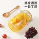 Baijie glass sealed jar storage bottle wine bottle glass bottle honey jar jam jar pickle jar 1000ml can bottle