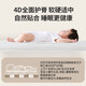 Xulin Japanese baby mattress 4D air fiber newborn children splicing bed kindergarten splicing mattress baby mat 7CM thick 7A antibacterial washable 4D air fiber + breathable and comfortable 100*56CM