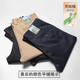 百斯盾天丝棉春秋男士休闲裤直筒宽松商务西裤中老年爸爸夏季薄款 6223卡其 春秋款 29 二尺二