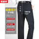 Pantalones de traje de seda hengyuanxiang mulberry 2025 Summer estilo delgado de verano y anciano Padre alto Pantalones rectos sueltos azul marino de alta gama 9901 [estilo delgado de verano] 29 2 pies 2 cintura circunferencia