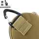 Känguru (Känguru) Mini Reißverschluss Aufbewahrung Schlüsselbeutel Kopfhörer Beutel Münzen kleine Münzen Brieftasche kleiner runder Kuchenbeutel Rucksack Anhänger One Size Khaki